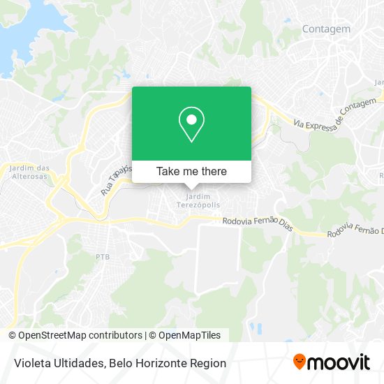 Violeta Ultidades map