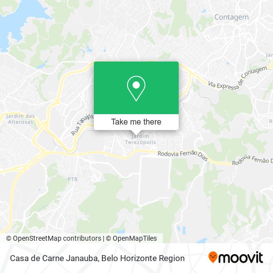 Casa de Carne Janauba map