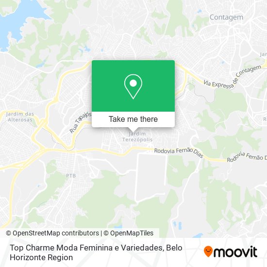 Top Charme Moda Feminina e Variedades map