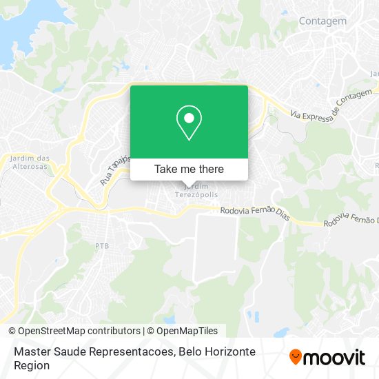 Master Saude Representacoes map