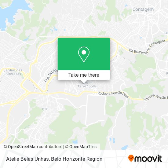 Atelie Belas Unhas map