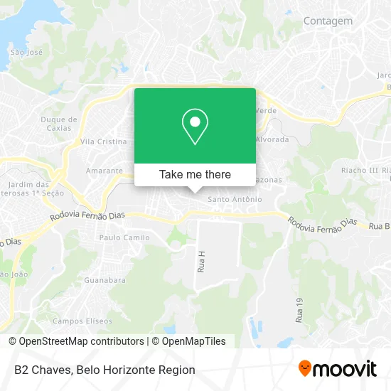 B2 Chaves map