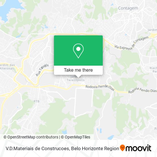 V.D.Materiais de Construcoes map
