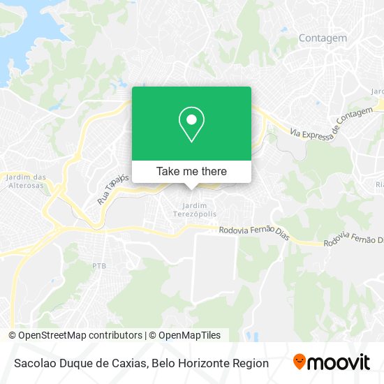 Mapa Sacolao Duque de Caxias