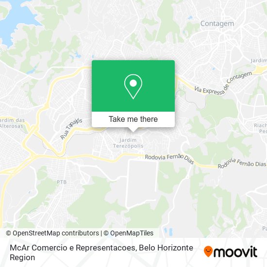 McAr Comercio e Representacoes map