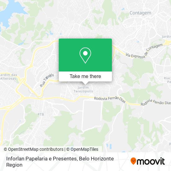 Inforlan Papelaria e Presentes map