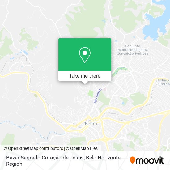 Bazar Sagrado Coração de Jesus map