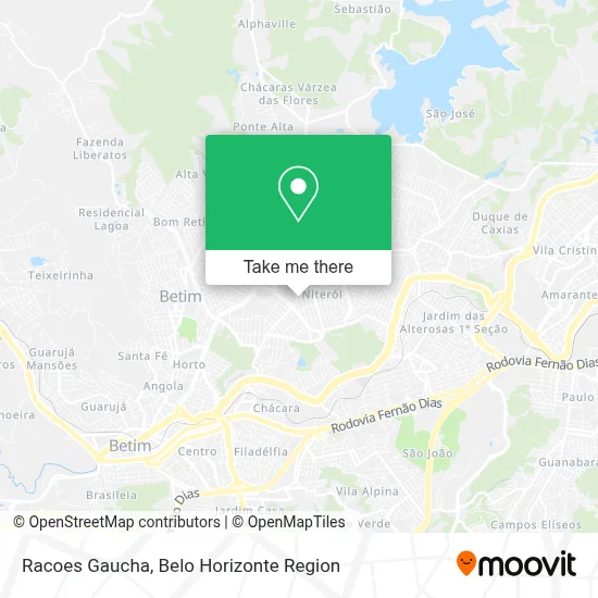 Racoes Gaucha map