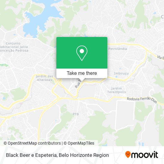 Black Beer e Espeteria map