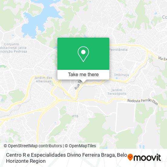 Centro R e Especialidades Divino Ferreira Braga map