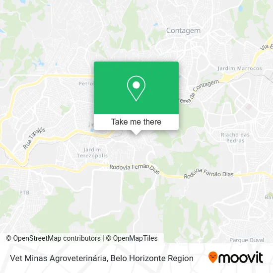 Vet Minas Agroveterinária map