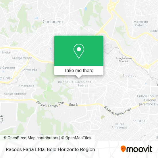 Racoes Faria Ltda map