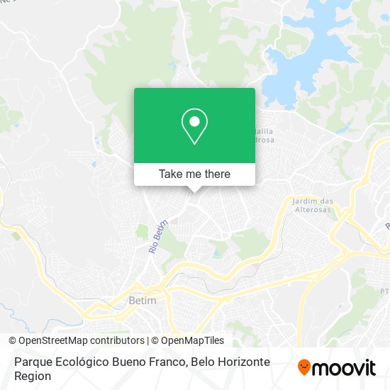 Parque Ecológico Bueno Franco map