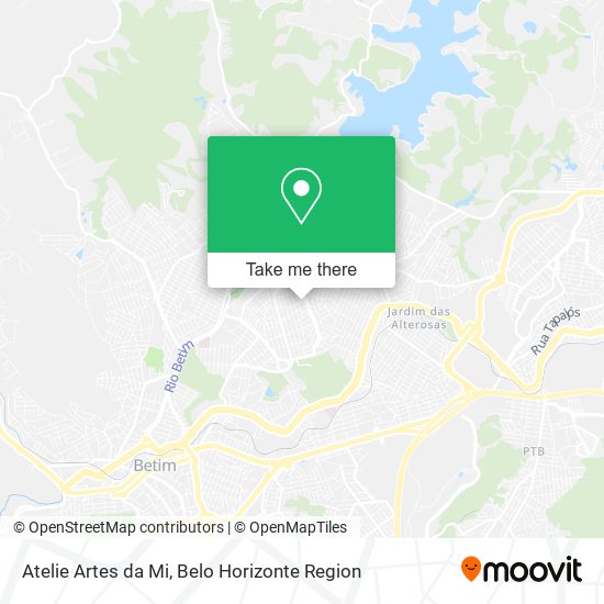 Atelie Artes da Mi map