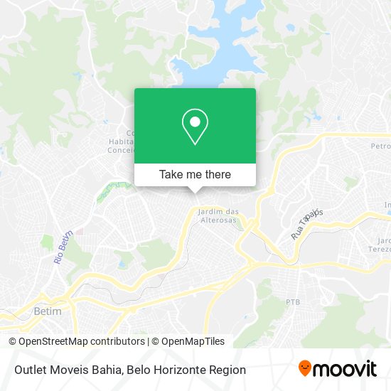 Outlet Moveis Bahia map