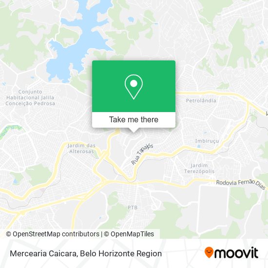 Mercearia Caicara map
