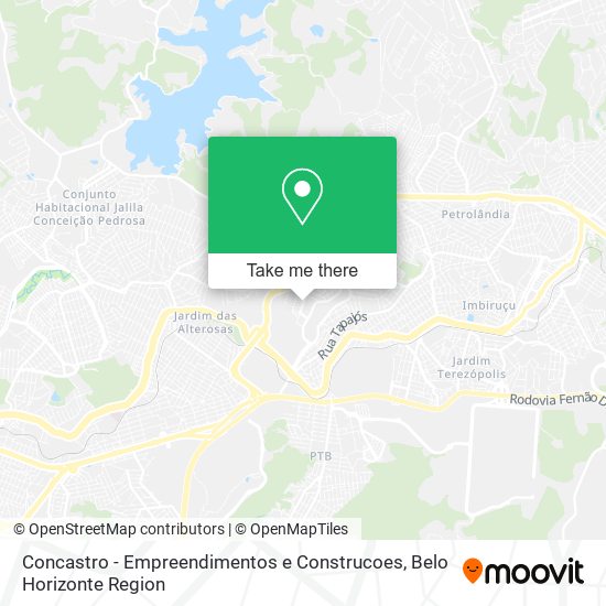 Concastro - Empreendimentos e Construcoes map
