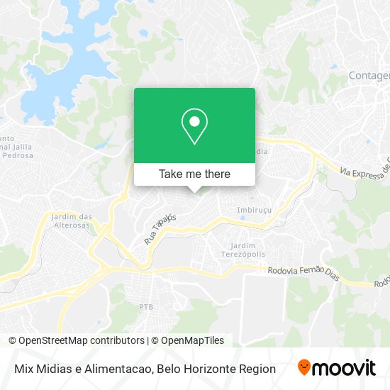 Mix Midias e Alimentacao map