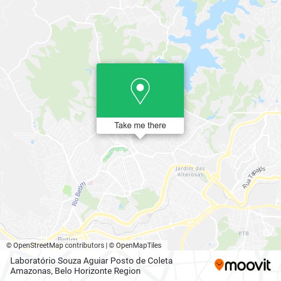 Laboratório Souza Aguiar Posto de Coleta Amazonas map