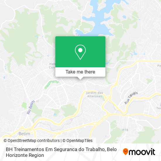 BH Treinamentos Em Seguranca do Trabalho map