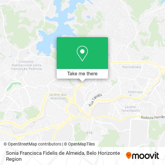 Sonia Francisca Fidelis de Almeida map
