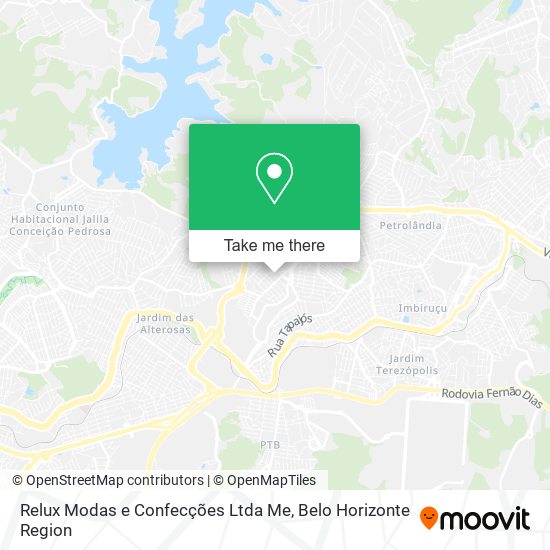 Mapa Relux Modas e Confecções Ltda Me