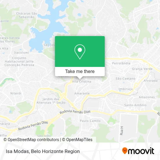 Isa Modas map