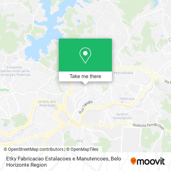 Etky Fabricacao Estalacoes e Manutencoes map