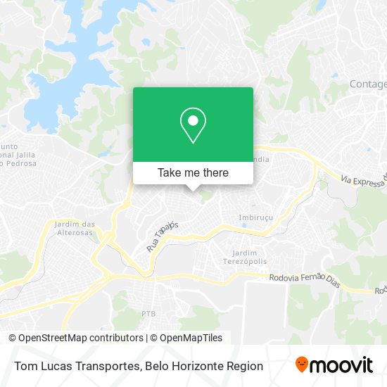 Tom Lucas Transportes map