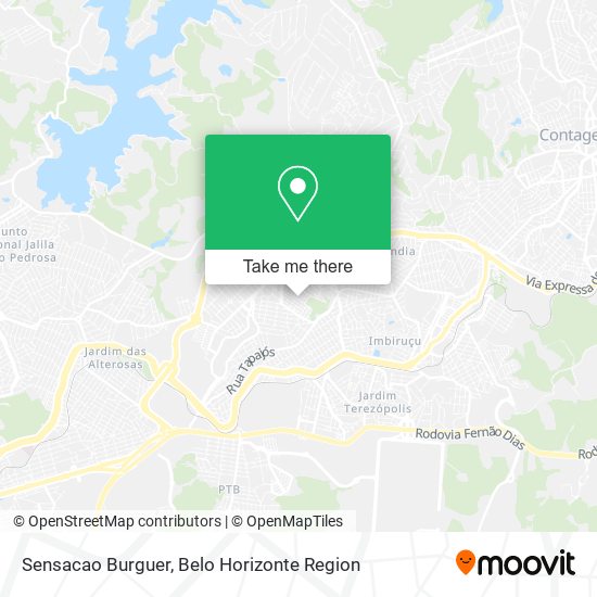 Sensacao Burguer map