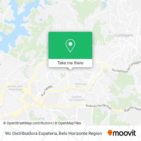 Wc Distribuidora Espeteria map
