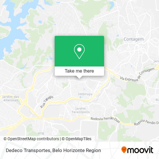 Dedeco Transportes map