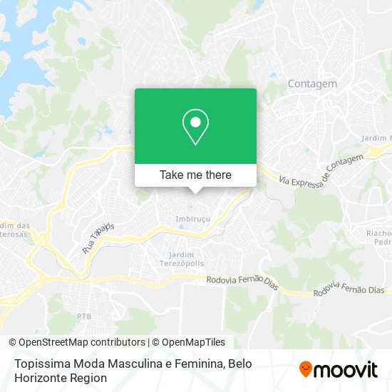 Topissima Moda Masculina e Feminina map