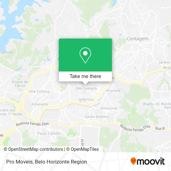 Pro Moveis map