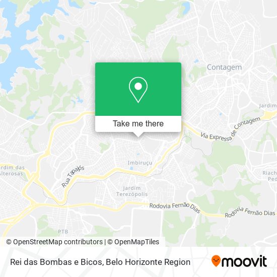 Rei das Bombas e Bicos map
