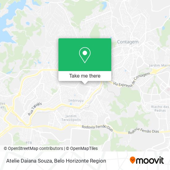Atelie Daiana Souza map