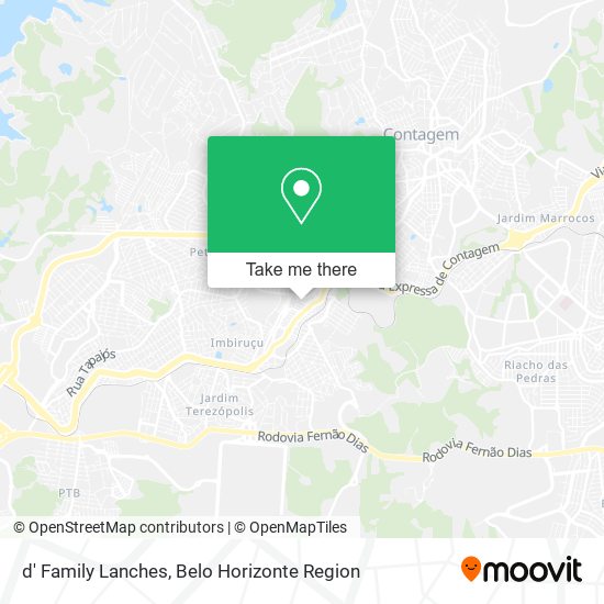 d' Family Lanches map