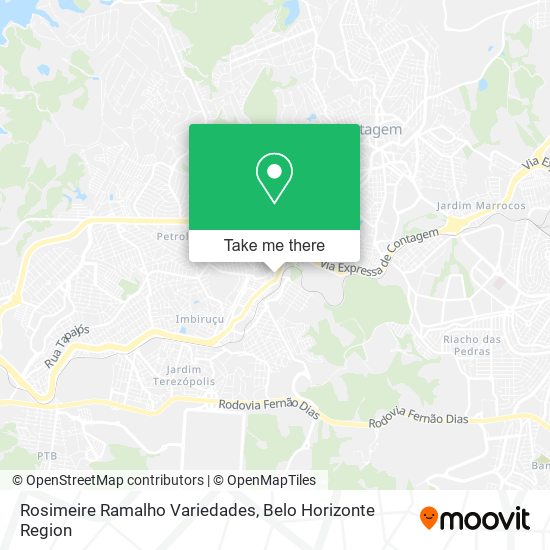 Rosimeire Ramalho Variedades map