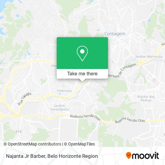 Najanta Jr Barber map