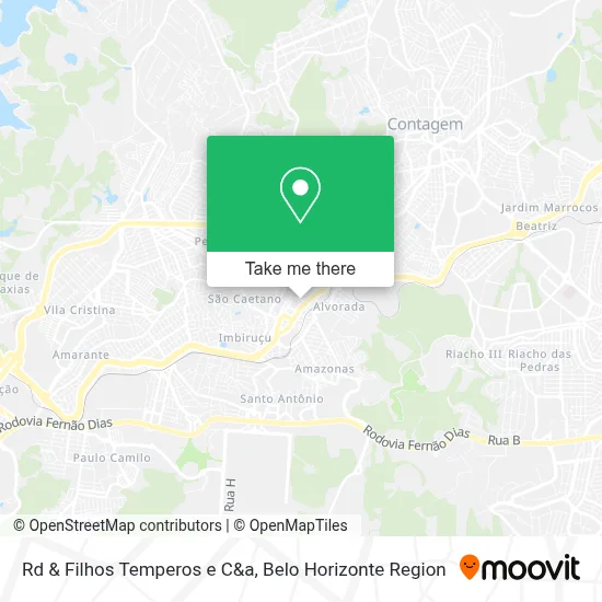 Rd & Filhos Temperos e C&a map
