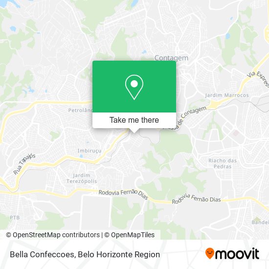 Bella Confeccoes map