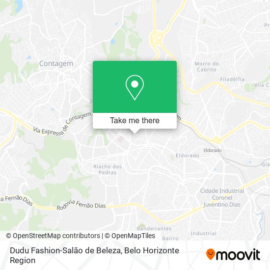 Mapa Dudu Fashion-Salão de Beleza