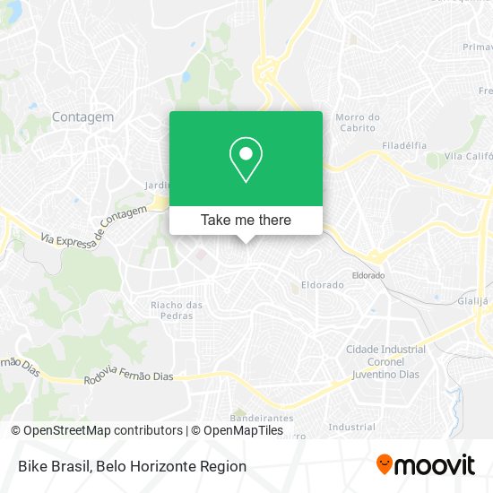 Bike Brasil map