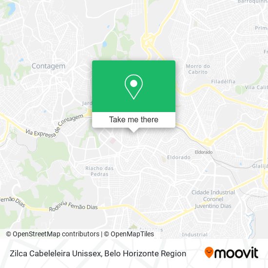 Zilca Cabeleleira Unissex map