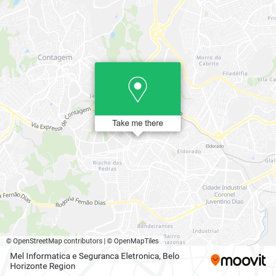 Mel Informatica e Seguranca Eletronica map