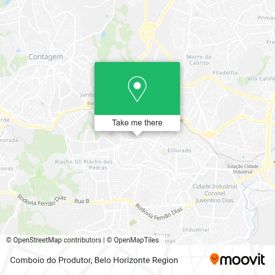 Comboio do Produtor map
