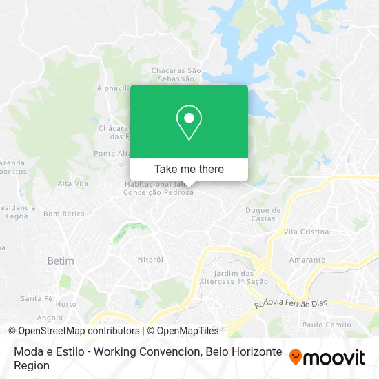 Moda e Estilo - Working Convencion map