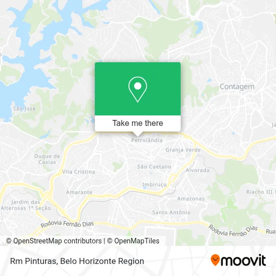 Rm Pinturas map