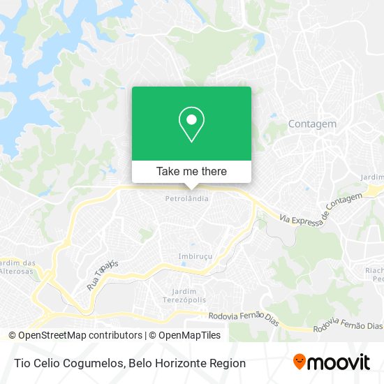 Tio Celio Cogumelos map