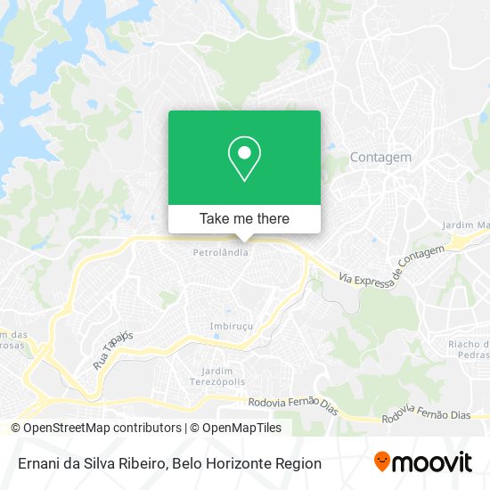 Ernani da Silva Ribeiro map